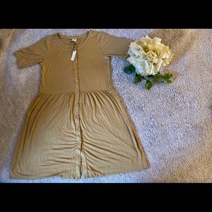 Kate Quinn Mama Womens Button Half Sleeve Dress